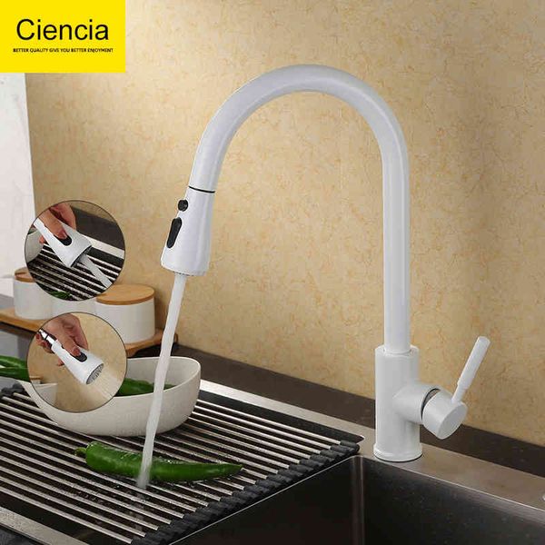

kitchen faucets copper dual function water outlet with sfaucet pull-out kitchen rotatable sink vegetable basin and cold vneo