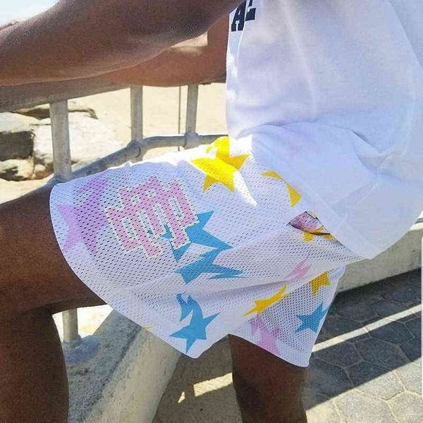 

summer mens fashion brand ee basic shorts eric emanuel casual mesh short newyork city skyline designers gym running fitness beach loose, White;black