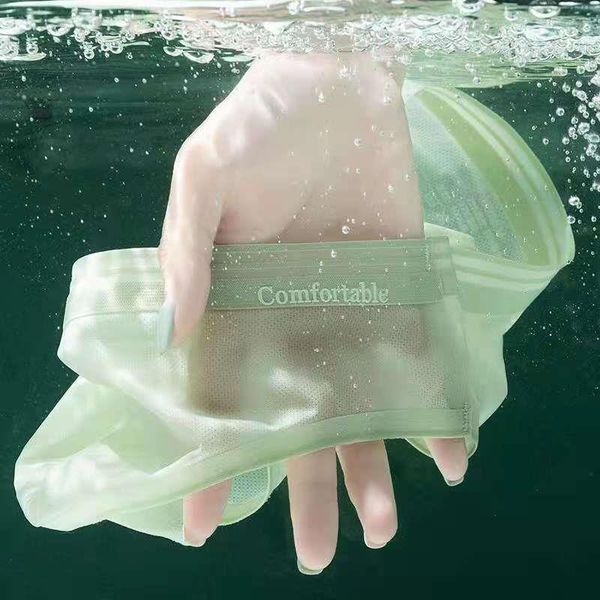 

silk transparent breathable soft womens underwear panties low rise underpants brief for female lingerie, Black;pink