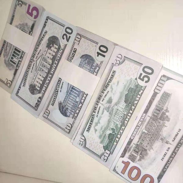 

prop & wholesale banknote nightclub atmosphere 1/5/10/20/50/100 billet bar movie fake dollar faux money play 14 rnfnc