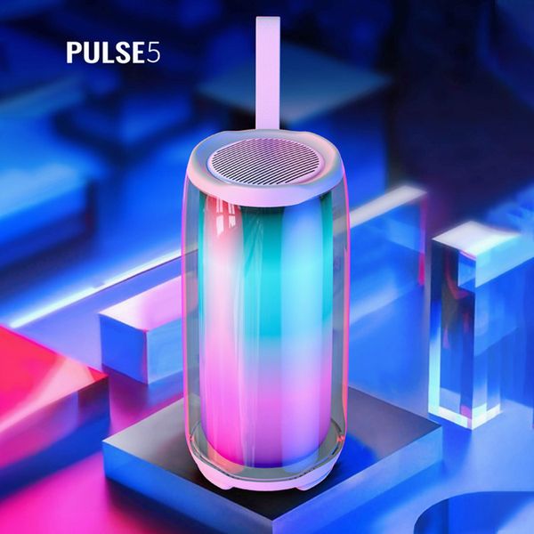 

pulse 5 wireless speaker aaa quality waterproof portable speaker double contact outdoor with led light