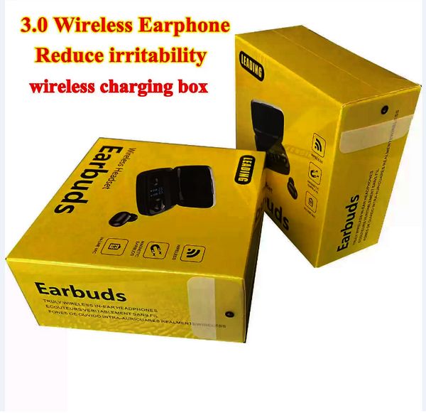 2021 O mais novo ruído cancelando o ANC Bluetooth 5.1 fone de ouvido TWS True sem fio Earbud Hi-Fi Audio Pro Headphone Touch Control