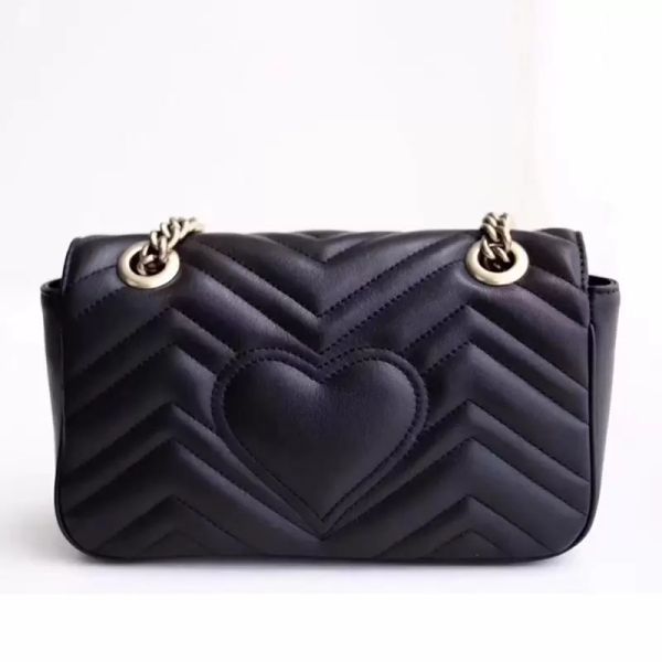 

designer-chain shoulder bag cowhide handbag card holder purse evening bag messenger women