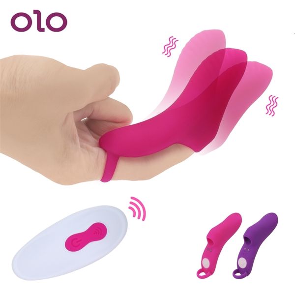Massager di giocattoli sessuali a 9 Frequenza di dito vibratore G Spot Spot Spot Giocattoli masturbatori femminili per il telecomando wireless clitoride di clitoride