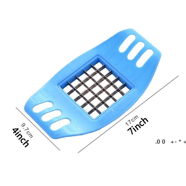 2022 Edelstahl-Kartoffelschneider, Pommes-Frites-Schneider, Kunststoff, Gemüse, Kartoffelschneider, Hacker, Küche, Kochwerkzeug, Kartoffelchip-Schneider