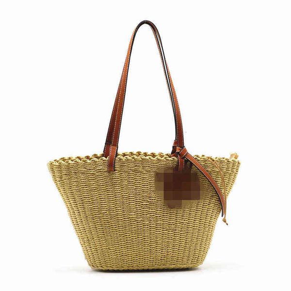 

style one shoulder straw woven bag fashion
