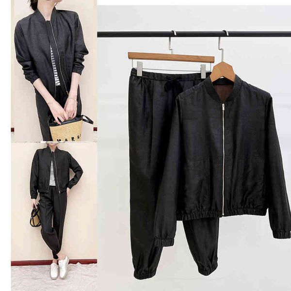 

women's suits blazers p480585 xiaohe ic silk gauze jacket set female, White;black