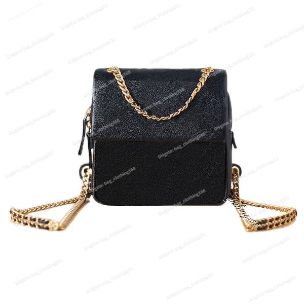 

bags womens mini backpack designer bags women caviar quilted gold-tone metal multi chain shoulder-bag handbags purses back pack cc bag