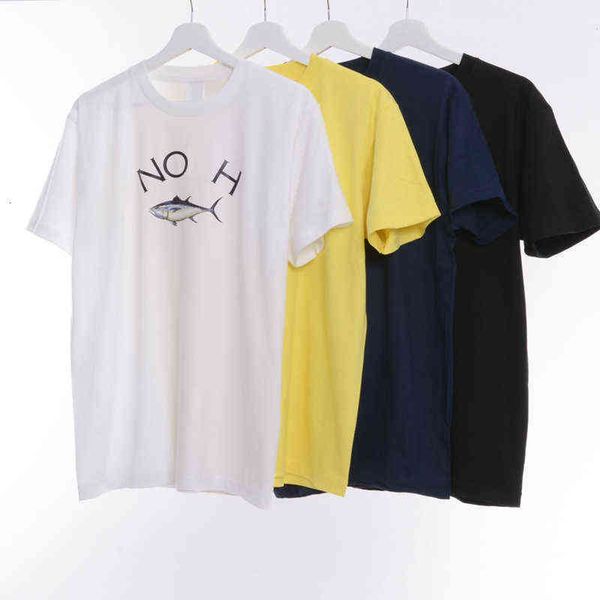 

tee tuna tuna print short sleeve t-shirt, White;black