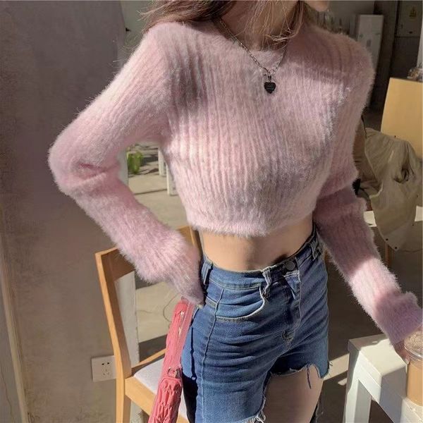 

woman sweaters women sweater short style sweatshirts, White;black