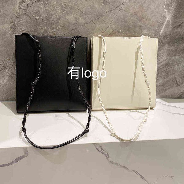 

medium jil small square bag rope knot satchel fashion trend single shoulder menger bag simple women's single shoulder