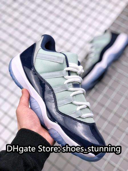 

jumpman 11 low retro georgetown basketball shoes real carbon fiber outdoor sports sneakers with original box size 40-47 available