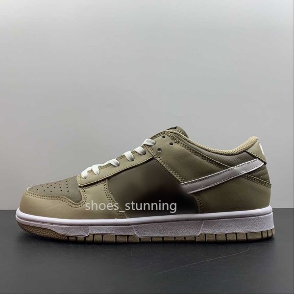 

mens skateboard shoes dnks low se khaki white colorway skateboarding leisure shoe outdoor sneakers size 36-47.5