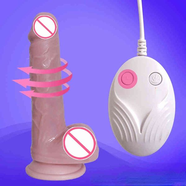 NXY Dildo Giocattoli anali Pene artificiale elettrico Apparecchio per masturbazione femminile Punto G Altalena Prodotti divertenti Tirare e inserire il vibratore 0324