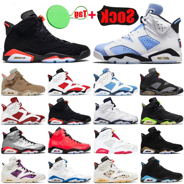 

jordn0s outdoor unc 6 6s men basketball shoes jumpman bordeaux electric green british khaki carmine infrared hare midnight navy sports sneak