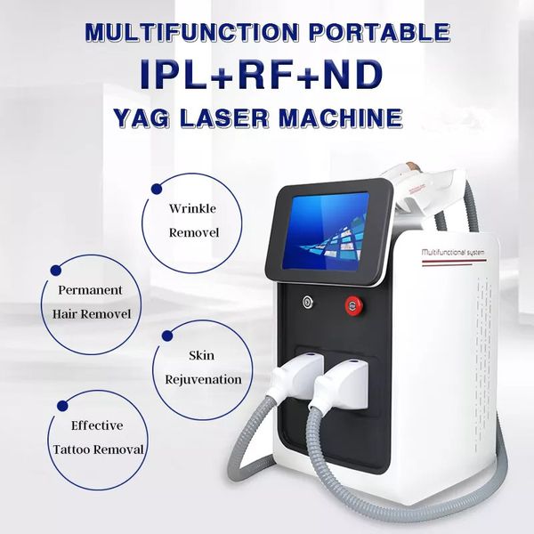 RF Skin Ofjuventation nd yag laser Удалить бровь татуировка пигментная машина Опт IPL IPL Постоянный боли для удаления волос Крафо