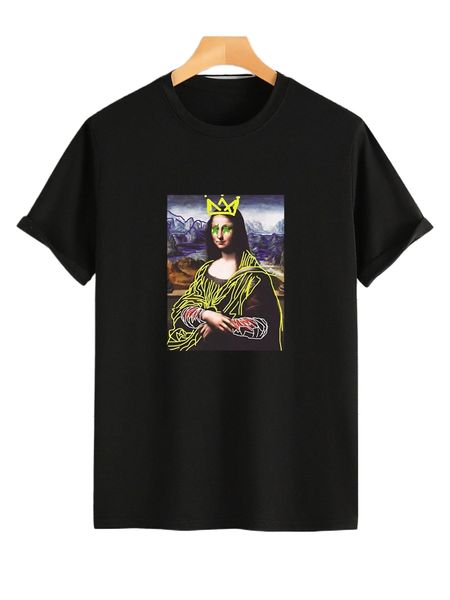 

men figure graphic tee p8yk#, White;black