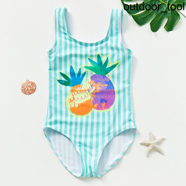 

1-8year toddler baby girls swimsuit pineapple print girls swimwear one piece bikini kids beach wear swimming outfit kids bikini