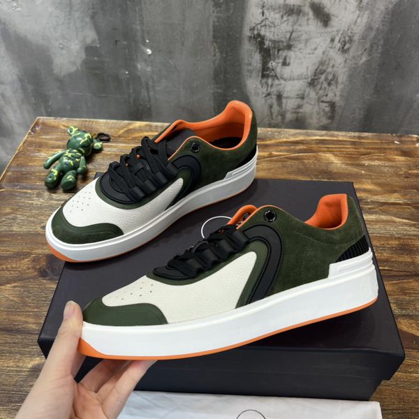 

b-skate sneakers designer men casual shoes leather and suede sneaker skates skateboard b- court shoe fashion classic quality size 38-46, Black