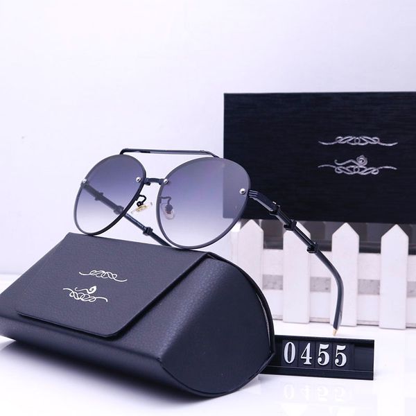 

2022 designer luxury sunglasses fashion travel beach waterproof polarized resin alloy full frame oval eye protection sun shades 6 colors for, White;black