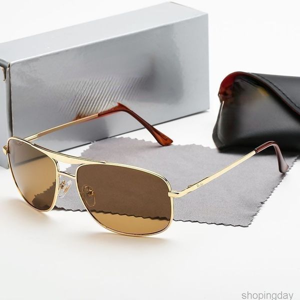 

fashion sunglasses eyewear sun glasses designer man woman glass black metal frame dark 60mm lenses with boxr1, White;black