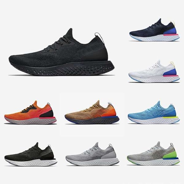 

grey triple white mens running shoes cookies and cream men women trainers sports sneakers eur36-45, Black