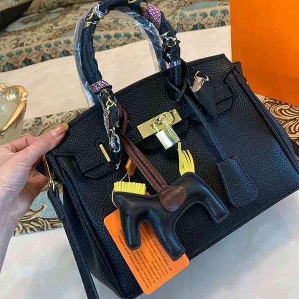 

designer birkins 2022 samll ladies tote hand black shoulder bag genuine leather crossbody handbags of scarves