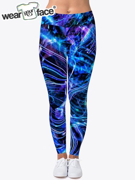 

pink multicolor camouflage gym yoga legging 3d all over print casual streetwear us size fitness elastic women girl clothing 220609, Black