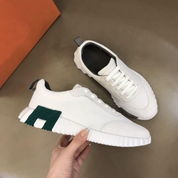 

bouncing sneakers shoes men breathable mesh leather outdoor trainers rubber sole lace-up summer casual outdoor sports comfort footwear eu38-, Black