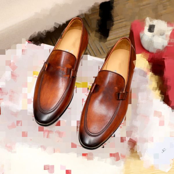 

new dress shoes leather branded business shoes for men f, Black