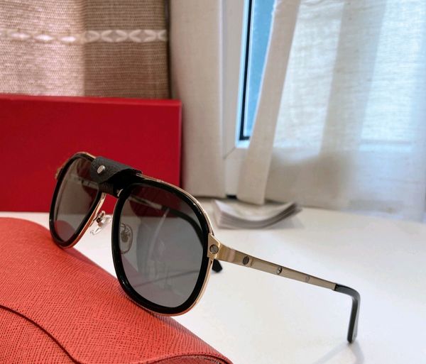 

vintage pilot sunglasses 0241s gold & black frame gray men sunnies shades glasses fashion accessories sunglasses uv400 eyewear, White;black