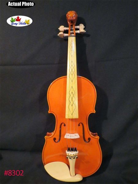 

strad style profession song brand maestro violin 4/4 carving scroll neck #8302