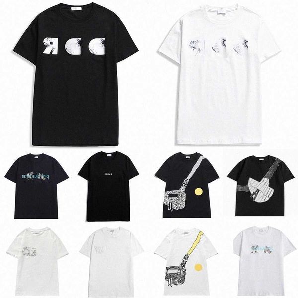 

2021ss women mens designers shirt fashion men s casual t shirts man clothing street designer d shorts sleeve 2021 clothes tshirts 20tt h7jn#, White;black
