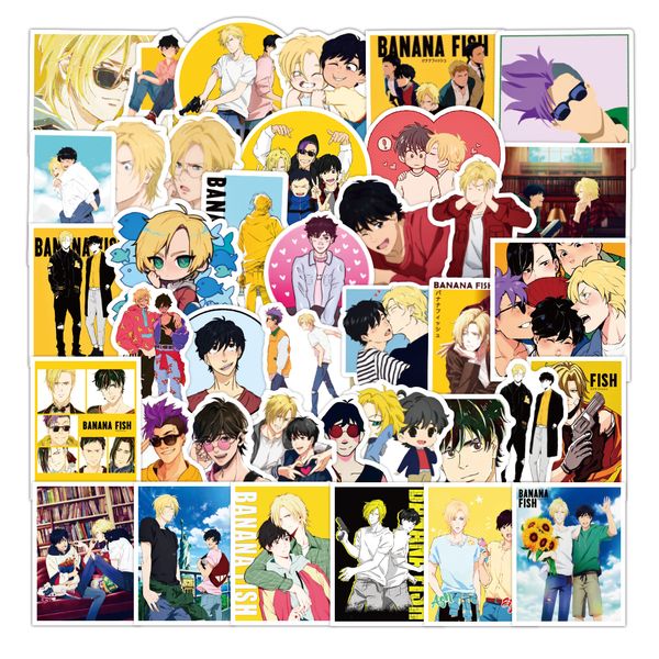 

50pcs cartoon anime stickers pack for water bottle kids toys skateboard diy lapbike travel luggage notebook waterproof car decals