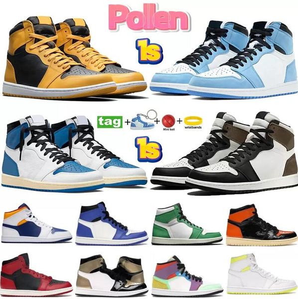 

with box 1s 1 basketball shoes hyper royal wolf grey sail mid milan think 16 metallic silver turbo green men women designer sneakers