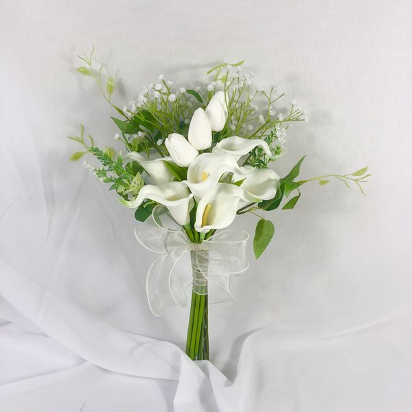 

wedding pgraphy props simulation hand holding flowers sen department big bunch bride holding flowers calla lily creative bouquet new