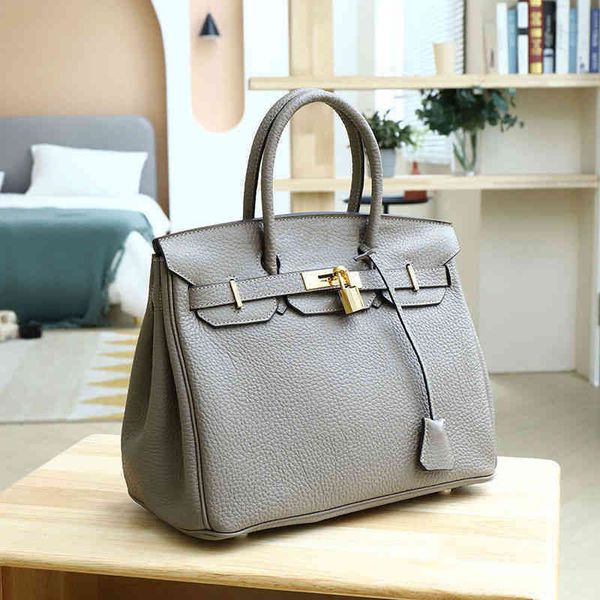 

designer birkins bags classic outside genuine inside women's also first layer high-grade large