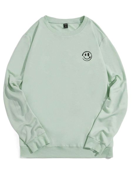 

men drop shoulder cartoon graphic sweatshirt y9be#, Black