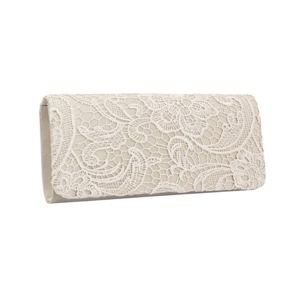 

lace evening clutch bag simple decent flower pattern lady woman evening bag for special event shopping dating 210809