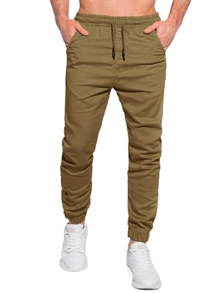 

men drawstring waist slant pocket pants u8ml#, Black
