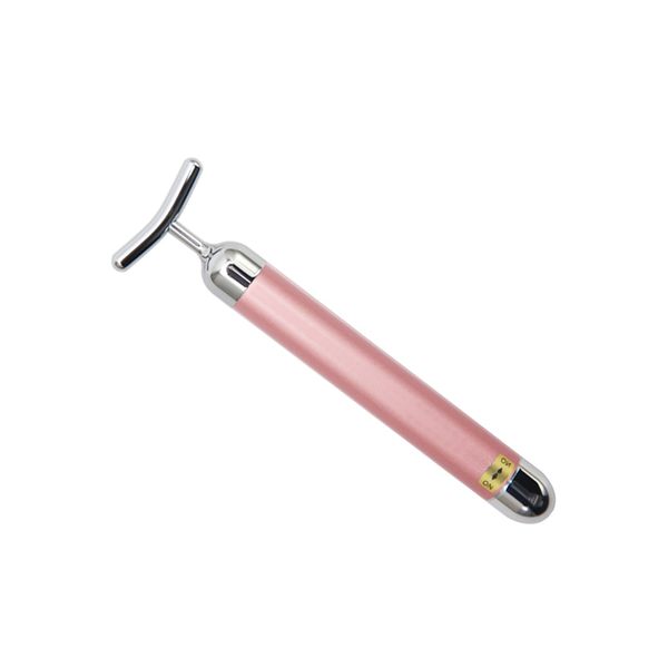 

pink color face massage tool vibration beauty facial bar portable u shape head neck uplifting massaging skin tighten massager