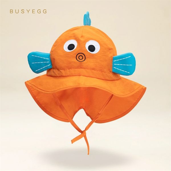 

matahari ikan kartun anakanak musim panas pantai dapat disesuaikan bayi lakilaki aksesori anak balita panama 220611, Yellow