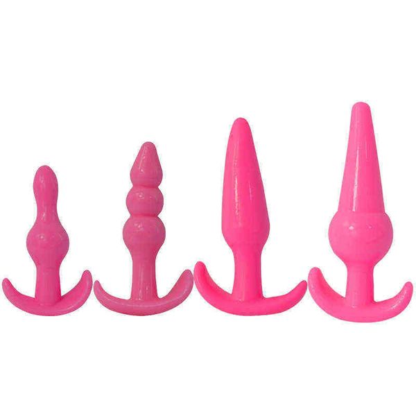 Nxy Sex Anal Silikon Perlen Jelly Toys Hautgefühl Dildo Erwachsene für Frauen Glatter Plug Erwachsene Prostata Massage_voghion.com
