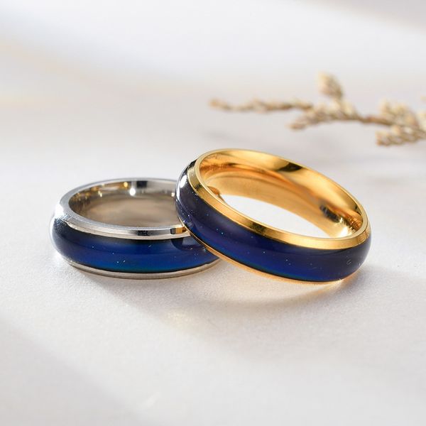 

mood ring for woman band for couples weding ring, Silver