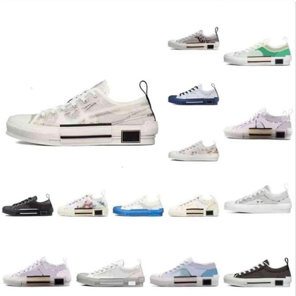 

dies 2021 designer fashion b23 casual shoes mens sneakers women men s oblique high low b24 technical canvas leather bee classic l an esg, Black