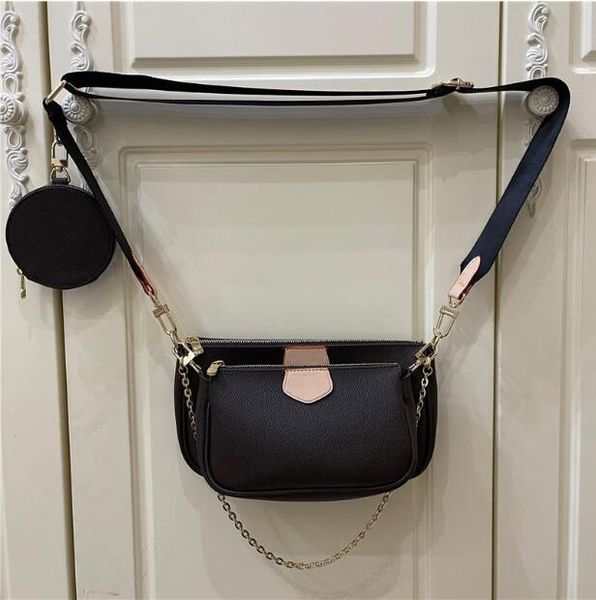 

wallets old flower three piece set shoulder bag womens bags crossbody purse messenger bags handbags flowers designers pu leather handbag bro, Red;black