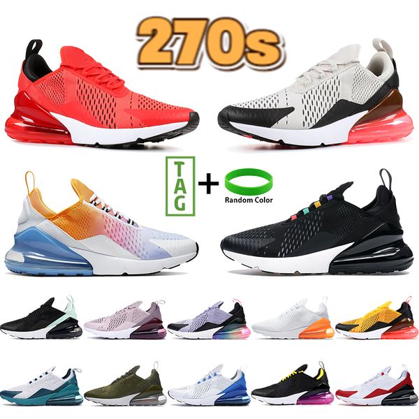 

270s sneakers running shoes triple black white barely rose medium olive spirit teal sepia stone pure platinum be true men women sports train