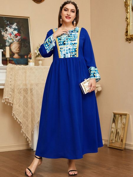 

plus polka dot print flounce sleeve dress h1r8#, Black