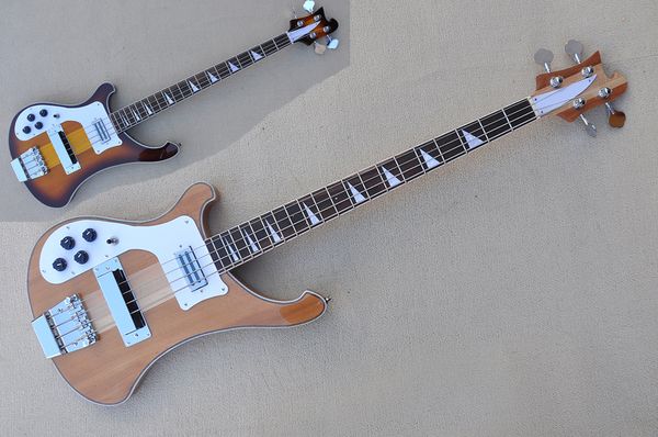 Factory Custom 4-saitige E-Bassgitarre für Linkshänder mit durchgehendem Hals und Palisandergriffbrett ohne Tonabnehmerabdeckung. Angebot individuell angepasst