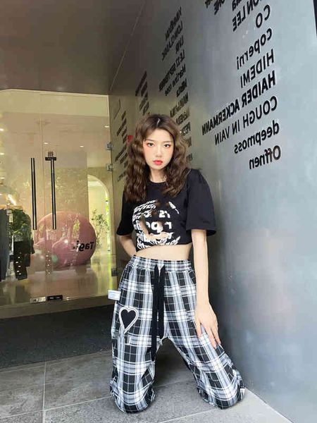

summer new women's short sleeve t-shirt series versatile star net red, White